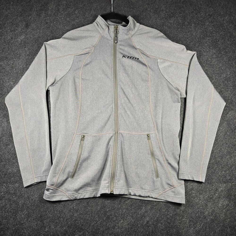 Klim Jacket Masc Large Grey Lightweight Easy Care Motor Biking Hiking Active